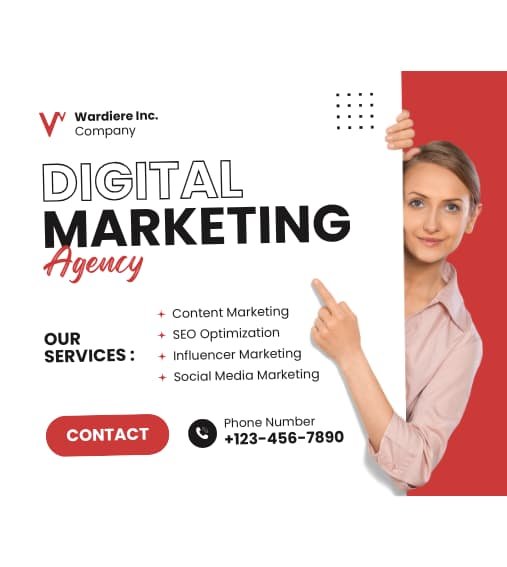 Digital Marketing Agency Facebook Post (507 x 567 px)